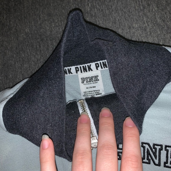 Pink blue and grey zip up - Picture 2 of 2